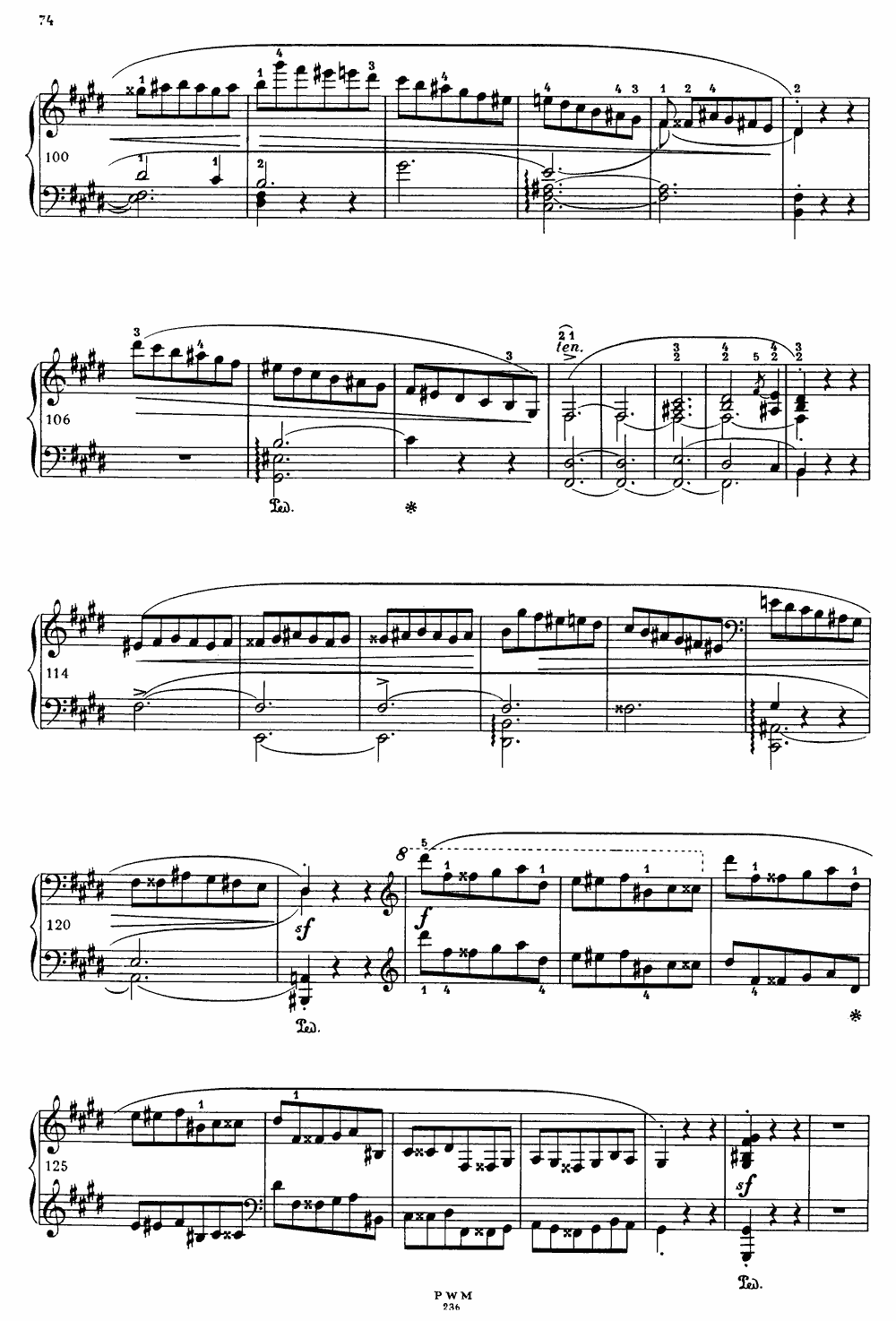 Scherzo №4 Edur, Op.54 (Frédéric François Chopin)