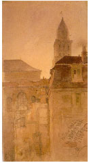 Cathedral Tower in Périgueux. Artist: Viktor Hartmann