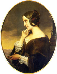 Countess Marie d’Agoult, 1843. Artist: Henri Lehmann