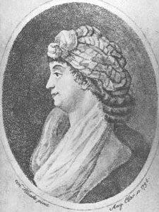 Portrait of Josefína Dušková (Josepha Duschkova) (1754–1824), an outstanding soprano of the Classical era. František Xaver Dušek’s wife.