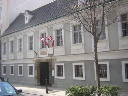 The house in Vienna (now a museum) where Haydn spent the last years of his life