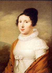 Elisabeth Röckel, German soprano opera singer and the wife of the composer Johann Nepomuk Hummel