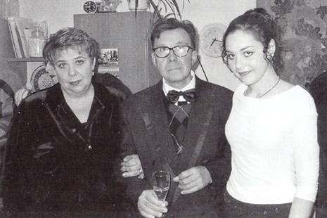 Composer’s daughter Tamara Shamo, son Yuri Shamo and granddaughter Iryna Borodyanska