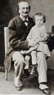 Jacques Offenbach and his son Auguste