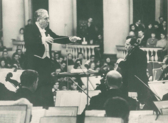 Aram Khachaturian, November 13, 1961. Philharmonic Symphony Orchestra, soloist Daniil Shafran