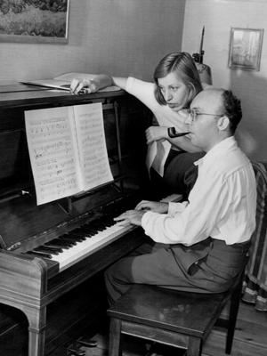 Kurt Weill and Lotte Lenya, his wife, in 1942