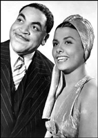 Waller with Lena Horne, his co-star in the 1943 musical ‘Stormy Weather’.